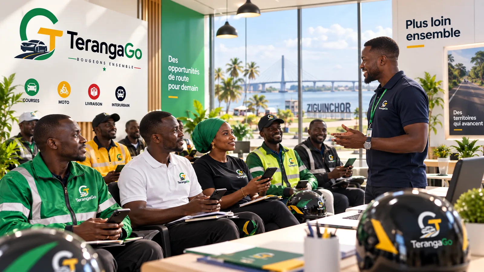 Votre prochain trajet commence ici. — TerangaGo à Ziguinchor